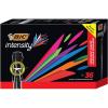 imageBIC Intensity Permanent Markers ExtraLarge Chisel Tip Permanent Markers Black 36Count Pack Black Markers for School Supplies and Office Supplies