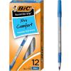 imageBIC Round Stic Grip Xtra Comfort Fine Blue Ballpoint Pens Medium Point 08 mm 12Count Pack Excellent Writing Pens With Soft Grip for Superb Comfort and Control