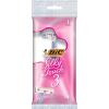 imageBIC Silky Touch 3 Womens Disposable Razors With 3 Blades Pretty Pastel Razor Handles 1 Count Value Pack of Shaving Razors1 Count Pack of 1