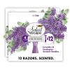 imageBIC Soleil Escape Womens Disposable with 4 Blade Razors Lavender ampamp Eucalyptus Scented Handles and Moisture Strip 12Pack6 Count Pack of 2
