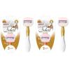 imageBIC Soleil Glide Disposable Razors for Women 5 Blades With Shea Butter Moisture Bars For a Smooth Glide 2 Piece Razor Set2 Count Pack of 2