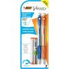 imageBIC Velocity Mechanical Pencils With Colorful Barrel Medium Point 07mm 12Count Pack Mechanical Pencils With ErasersMedium Point 07mm