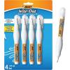 imageBIC WiteOut Brand Shake n Squeeze Correction Pen 8 ML Correction Fluid 4Count Pack of white Correction Pens Fast Clean and Easy to Use Pen Office or School SuppliesCorrection Pen