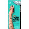 imageBODYMARK BIC Temporary Tattoo Markers for Skin Black Mixed Tip 12Count Pack SkinSafe Cosmetic Quality