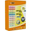 imageBic Highlighter Collection Box Assorted Intense and Pastel Colours in Convenient Metal Gift Box Pack of 15Assorted Pastel
