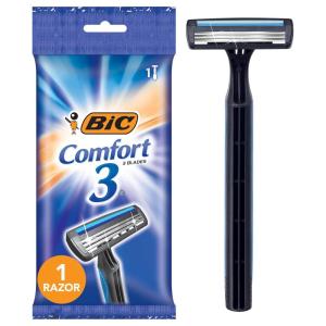 imageBIC Comfort 3 Disposable Razors LongLasting 3Blade Razors for Men Perfect razors Designed for Smooth and Comfortable Shave 24Count1 Count Pack of 36