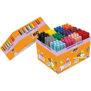 imageBIC Kids Visacolor XL ECOlutions Colouring Pens 48 Classpack1 Count Pack of 144