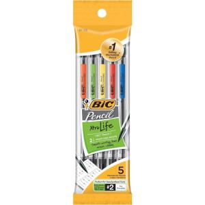 imageBIC Xtra Smooth Mechanical Pencil with 07 mm Medium Point Refillable and Retractable 40Count PackOriginal Edition