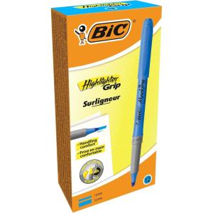 imageBic Highlighter Collection Box Assorted Intense and Pastel Colours in Convenient Metal Gift Box Pack of 15Blue