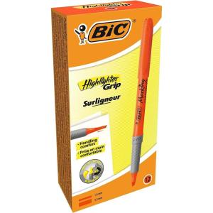 imageBic Highlighter Collection Box Assorted Intense and Pastel Colours in Convenient Metal Gift Box Pack of 15Orange