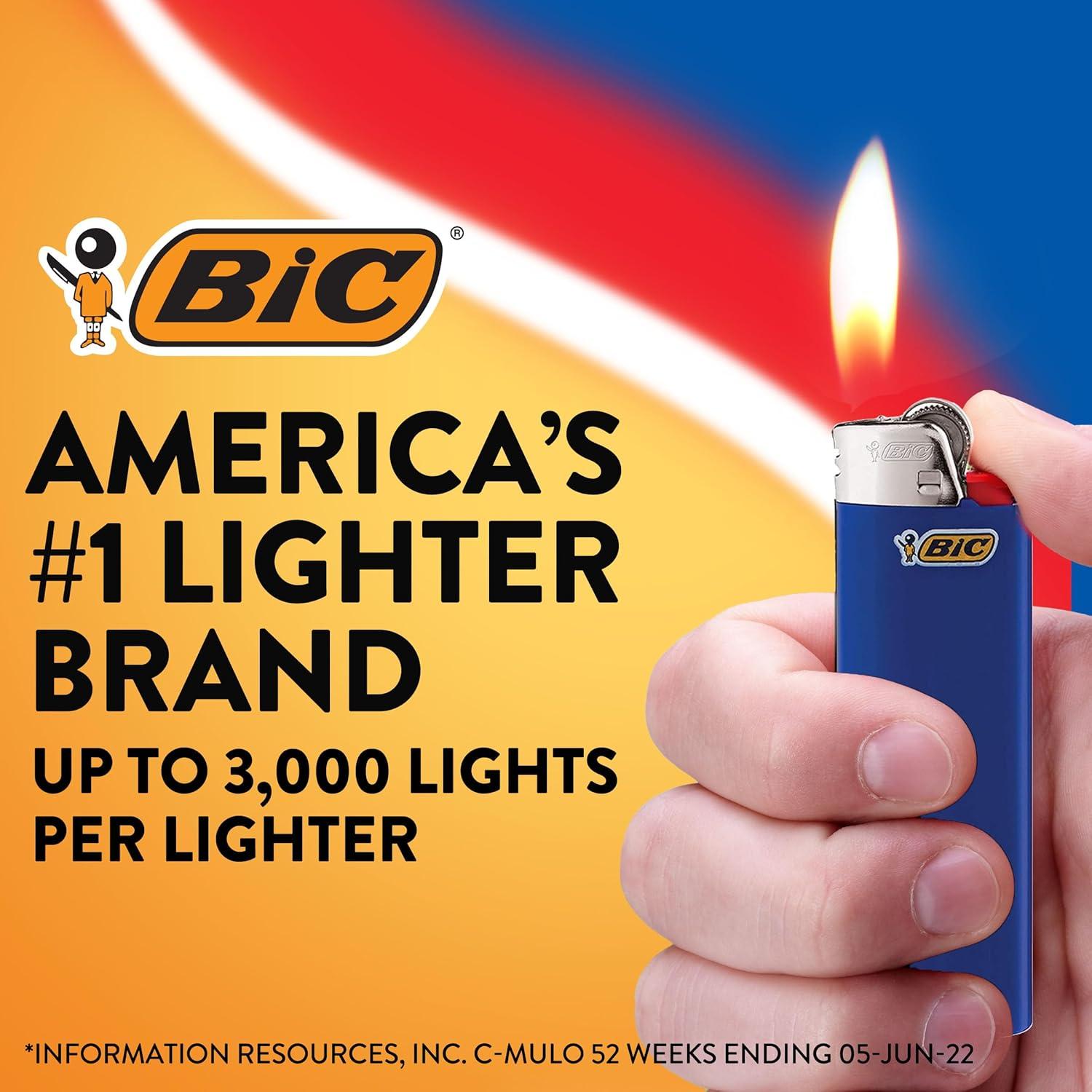 imageBIC Classic Maxi Pocket Lighter Safe and Reliable Assorted Colors 8Pack of Lighters Colors and Packaging May VaryAssorted