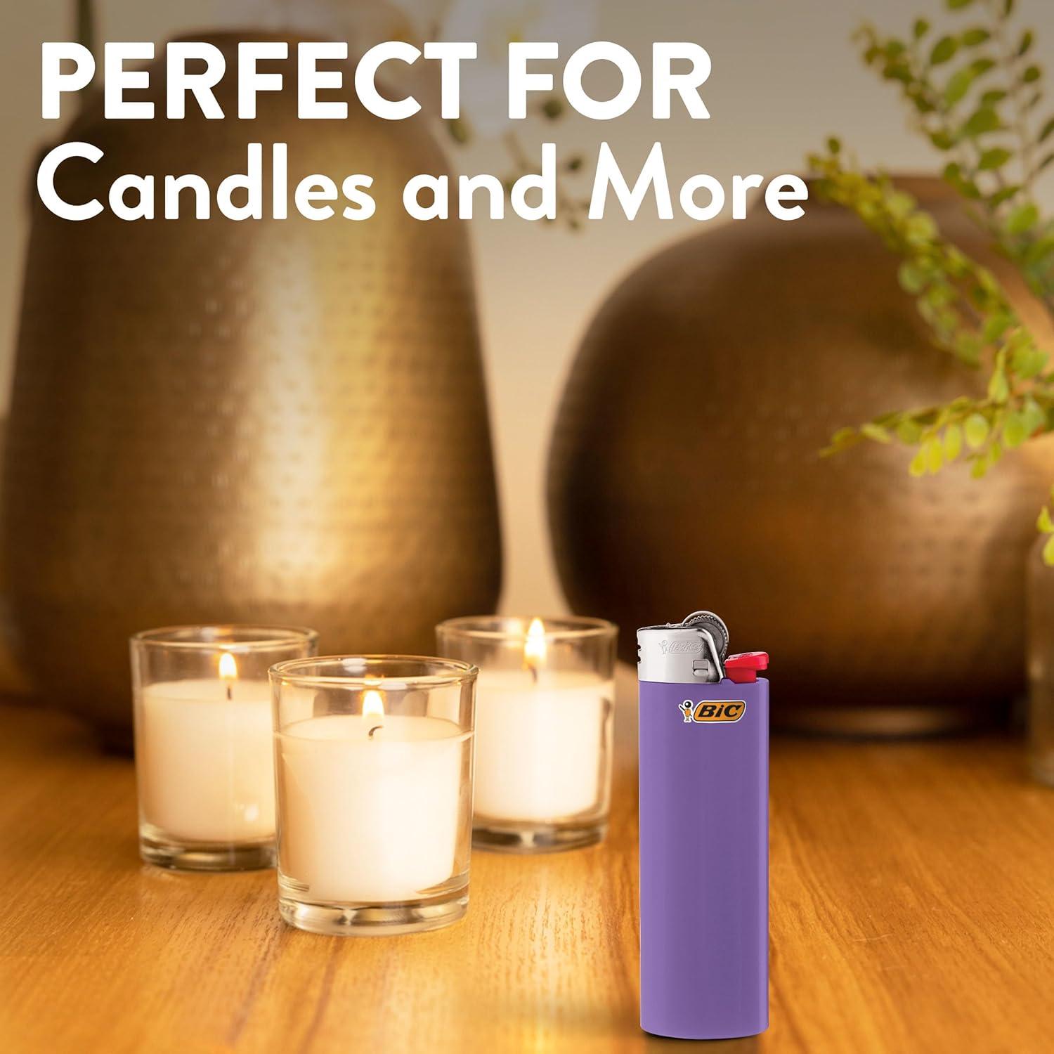 imageBIC Classic Maxi Pocket Lighter Safe and Reliable Assorted Colors 8Pack of Lighters Colors and Packaging May VaryAssorted