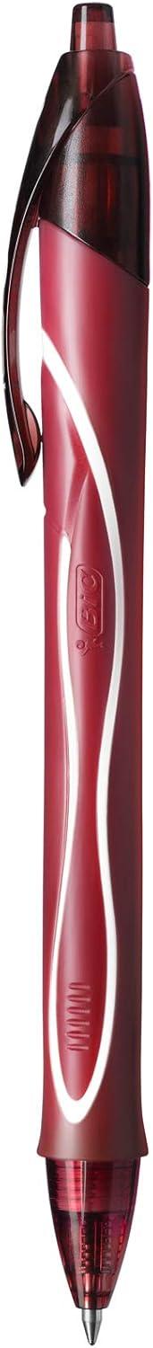 imageBIC GelOcity Quick Dry Gel Pens Medium Point Retractable Gel Pen 07mm Assorted Colors 3CountAssorted