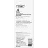 imageBIC 4 Color Shine Retractable Ballpoint Pen 10 mm Medium Point LongLasting Ink 3Count in Assorted Ink