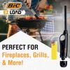 imageBIC EZ Load Lighter Reloadable Multi Purpose Lighter Great to Use Camping Grilling and for Fireplaces Pack with 2 EZ Load Long Shells and 2 BIC Maxi Pocket Lighters2