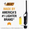 imageBIC EZ Load Lighter Reloadable Multi Purpose Lighter Great to Use Camping Grilling and for Fireplaces Pack with 2 EZ Load Long Shells and 2 BIC Maxi Pocket Lighters2