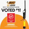 imageBIC EZ Load Lighter Reloadable Multi Purpose Lighter Great to Use Camping Grilling and for Fireplaces Pack with 2 EZ Load Long Shells and 2 BIC Maxi Pocket Lighters2
