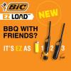 imageBIC EZ Load Lighter Reloadable Multi Purpose Lighter Great to Use Camping Grilling and for Fireplaces Pack with 2 EZ Load Long Shells and 2 BIC Maxi Pocket Lighters2