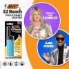 imageBIC EZ Reach Candle Lighter The Ultimate Lighter with Extended Wand for Grills and Firepits 145inch Favorites Series 6 Count Pack Assortment of Designs May Vary