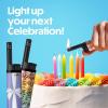 imageBIC EZ Reach Pastel Lighters Reliable and Safe Candle Lighter with Extended Wand 6Pack Colors May VaryCelebrations