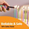 imageBIC EZ Reach Pastel Lighters Reliable and Safe Candle Lighter with Extended Wand 6Pack Colors May VaryCelebrations