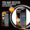 imageBIC GelOcity Quick Dry Gel Pens Medium Point Retractable Gel Pen 07mm Assorted Colors 3CountAssorted
