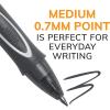 imageBIC GelOcity Quick Dry Gel Pens Medium Point Retractable Gel Pen 07mm Assorted Colors 3CountAssorted