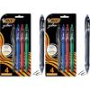 imageBIC GelOcity Quick Dry Gel Pens Medium Point Retractable Gel Pen 07mm Assorted Colors 3CountAssorted
