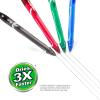 imageBIC GelOcity Quick Dry Gel Pens Medium Point Retractable Gel Pen 07mm Assorted Colors 3CountAssorted