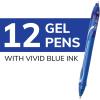 imageBIC GelOcity Quick Dry Gel Pens Medium Point Retractable Gel Pen 07mm Assorted Colors 3CountBlue