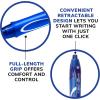 imageBIC GelOcity Quick Dry Gel Pens Medium Point Retractable Gel Pen 07mm Assorted Colors 3CountBlue