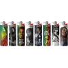 imageBIC Maxi Pocket Lighter Special Edition Bob Marley Collection Assorted Unique Lighter Designs 8 Count Pack of LightersMulticolor
