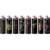 imageBIC Maxi Pocket Lighter Special Edition Bob Marley Collection Assorted Unique Lighter Designs 8 Count Pack of LightersNeon