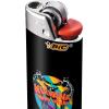 imageBIC Maxi Pocket Lighter Special Edition Bob Marley Collection Assorted Unique Lighter Designs 8 Count Pack of LightersRock Bands