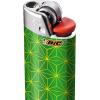 imageBIC Maxi Pocket Lighter Special Edition Marble Collection Assorted Unique Lighter Designs 8 Count Pack of Lighters Colors May VaryMetallic