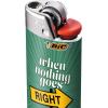 imageBIC Maxi Pocket Lighter Special Edition Positive Affirmations Collection Assorted Unique Lighter Designs 8 Count Pack of LightersPositive Affirmations