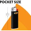 imageBIC Mini Lighters Reliable and Safe Lighters for Candles Assorted Colors 8Pack of Pocket Lighters Colors May Vary