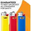 imageBIC Mini Pocket Lighters Assorted Bright Colors 50Count Tray Safe and Reliable ChildResistant Lighters
