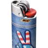 imageBIC Pocket Lighter Special Edition Americana Collection Assorted Unique Lighter Designs 8 Count Pack of Lighters
