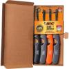 imageBIC Multi Purpose Lighter with Long Flex Wand Great Lighter for Candles Grills and Fireplaces 4 Count Pack of Lighters Assorted Colors