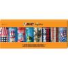 imageBIC Pocket Lighter Special Edition Americana Collection Assorted Unique Lighter Designs 8 Count Pack of Lighters