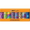imageBIC Special Edition Geometric Series Maxi Pocket Lighters 8CountPsychedelic