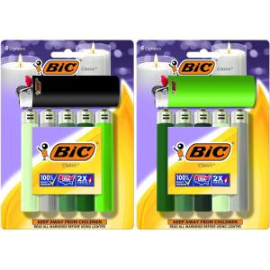 imageBIC Classic Maxi Pocket Lighter Orange 12Pack Packaging May VaryGreen