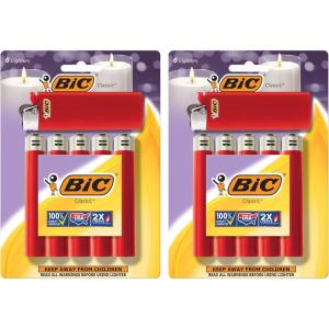 imageBIC Classic Maxi Pocket Lighter Orange 12Pack Packaging May VaryRed