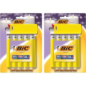 imageBIC Classic Maxi Pocket Lighter Orange 12Pack Packaging May VaryYellow