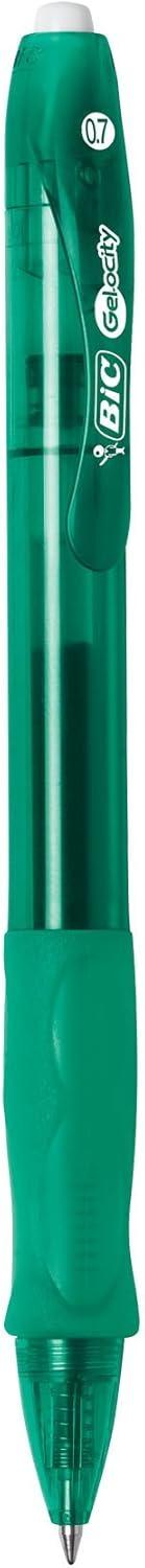 imageBIC Gelocity Original Assorted Fashion Colors Gel Pens Medium Point 07mm 8Count Pack Retractable Gel Pens With Comfortable Grip