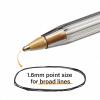 imageBIC Cristal Xtra Bold Ballpoint Pens Bold Point 16mm For Vivid And Dramatic Lines Black Ink 24Count Pack Perfect Ink Pens