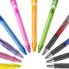 imageBIC Gelocity Original Assorted Fashion Colors Gel Pens Medium Point 07mm 8Count Pack Retractable Gel Pens With Comfortable Grip