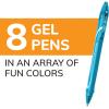 imageBIC Gelocity Quick Dry Ocean Themed Gel Pens Medium Point 07mm 8Count Gel Pen Set Colored Gel Pens for Note Taking and Journaling