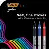 imageBIC Gelocity Smooth Stic Gel Pen Medium Point 07mm Assorted Colors 42Count Vibrant and Smooth Gel Ink Pens